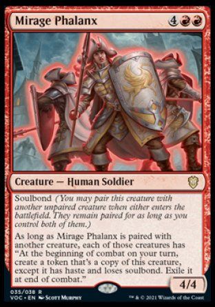 Mirage Phalanx (Innistrad Crimson Vow Commander Decks) Trading Card