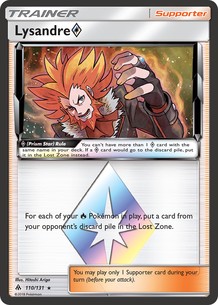 Lysandre ◇ (Trainer: Supporter) (110/131) - Forbidden Light Pokémon Card