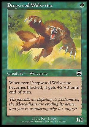 Deepwood Wolverine (Mercadian Masques)