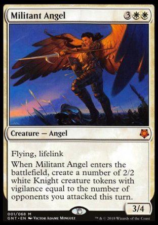 Militant Angel (Game Night) Trading Card