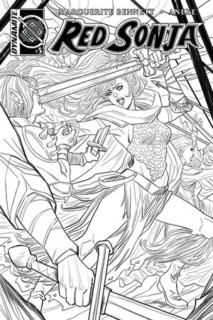 Red Sonja (Volume 3) #5 (Cover B 10 Copy Sauvage B&w In)