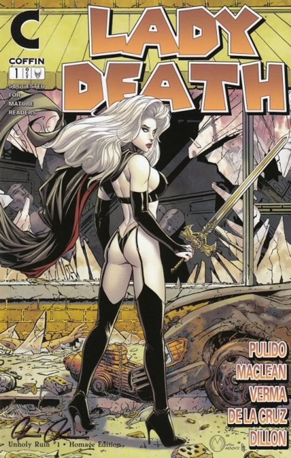 Lady Death: Unholy Ruin #1 (Homage Edition)