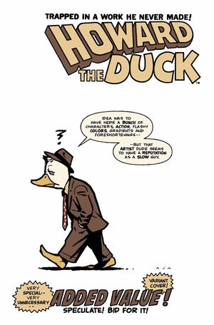 Howard The Duck #1 (Aja Variant)