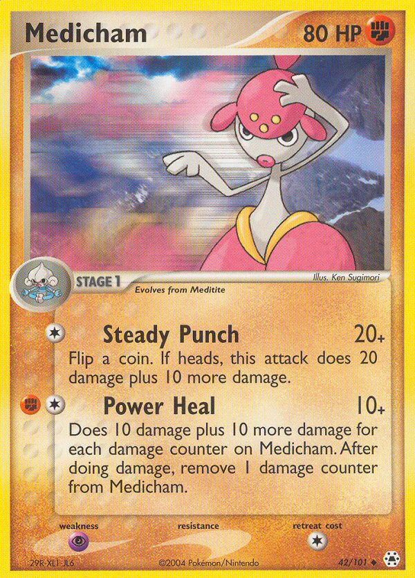 Medicham (42/101) - Hidden Legends Pokémon Card