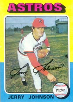 John Edwards autographed baseball card (Houston Astros) 1974 Topps #635