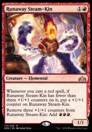 Runaway Steam-Kin (Guilds of Ravnica) Trading Card