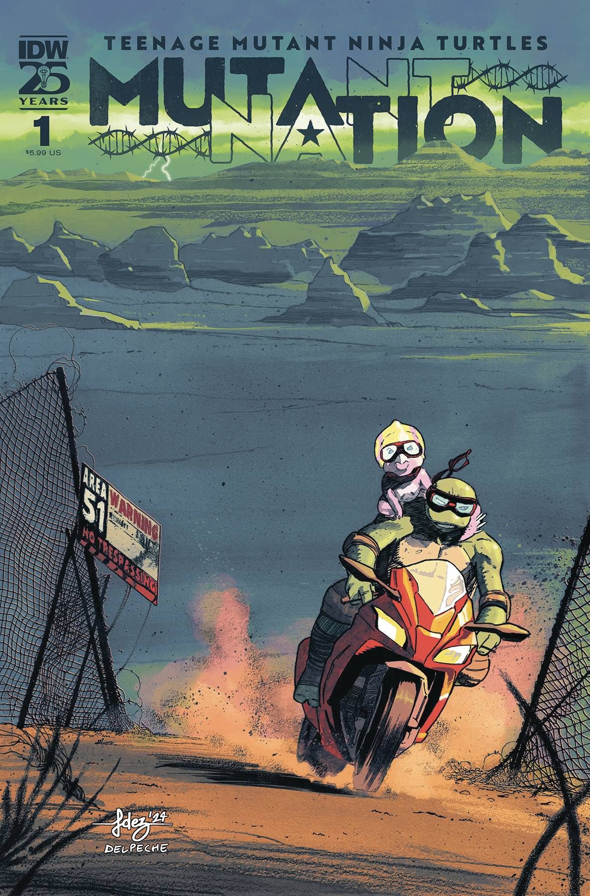 Teenage Mutant Ninja Turtles: Mutant Nation #1 Comic