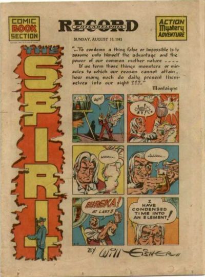 Spirit Section #8/10/1941 Comic
