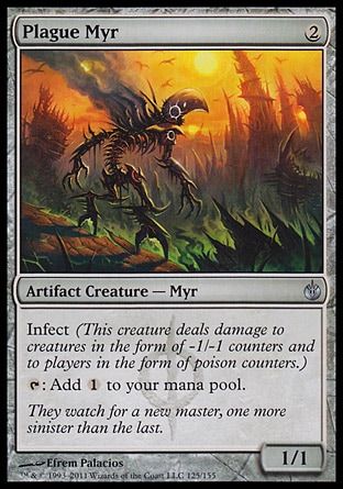 Plague Myr (Mirrodin Besieged) Trading Card