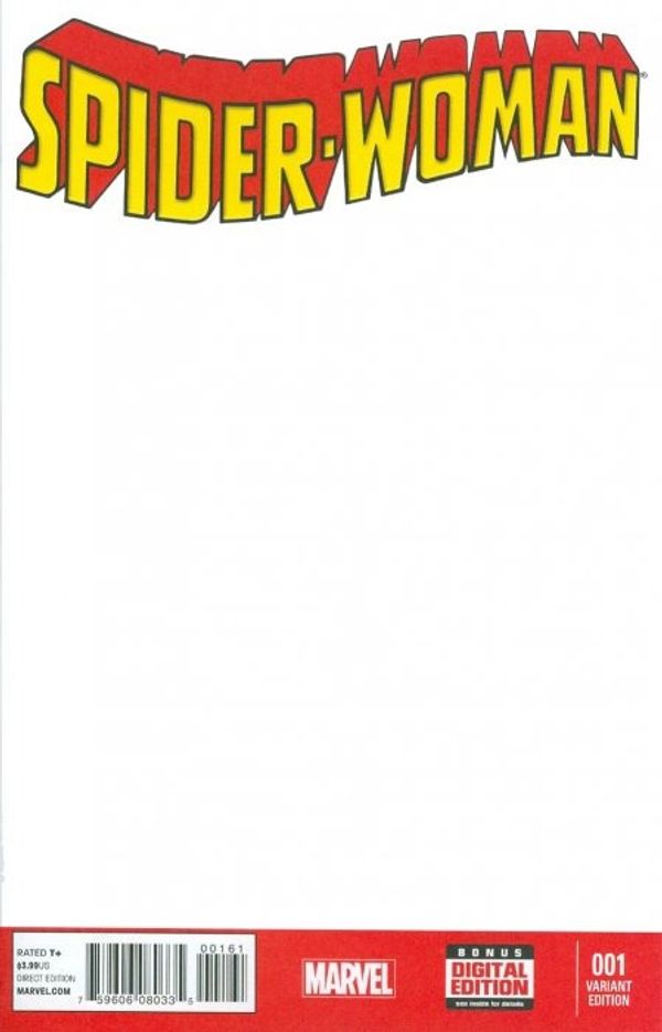Spider-Woman #1 (Blank Variant)