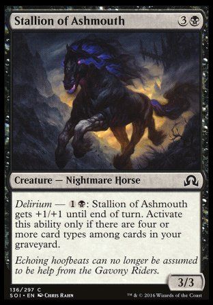 Stallion of Ashmouth (Shadows over Innistrad) Trading Card