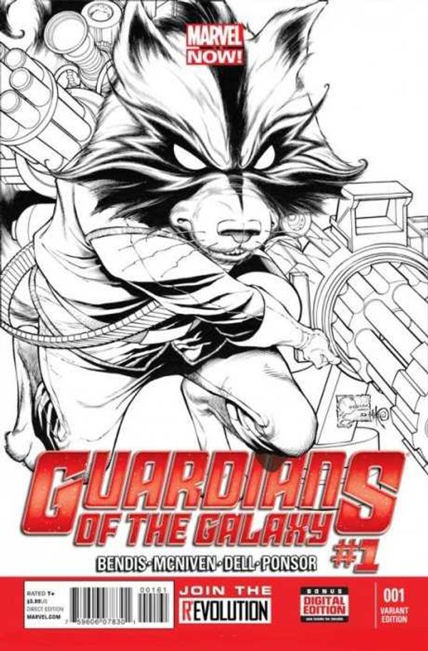 Guardians of the Galaxy #1 (Quesada Sketch Cover)