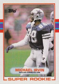 Michael Irvin 1989 Topps #383 Sports Card