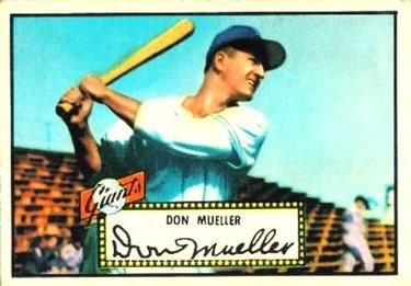 Don Mueller 1952 Topps #52 Sports Card