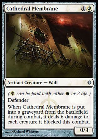 Cathedral Membrane (New Phyrexia) Trading Card