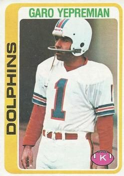 1981 Topps Football Card #323 Bob Kuechenberg – Miami Dolphins