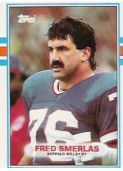 Fred Smerlas 1989 Topps #50 Sports Card