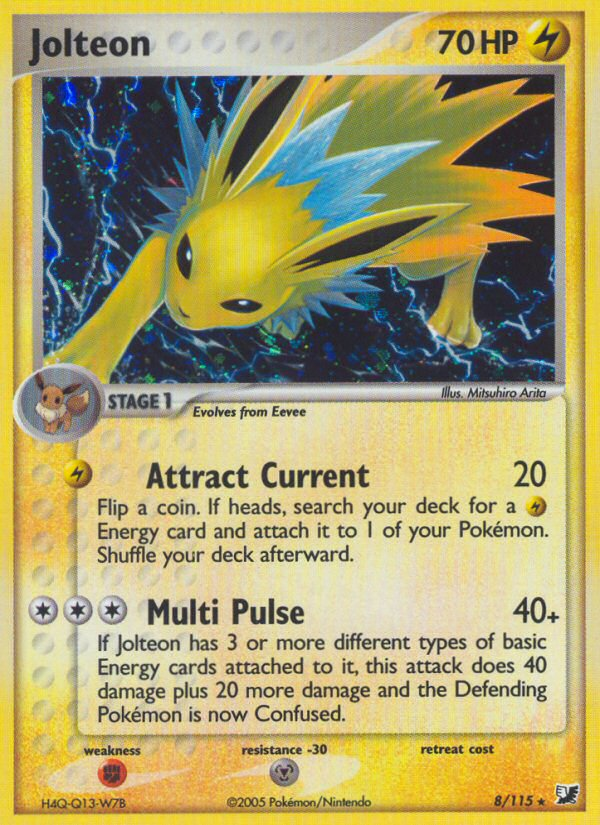 Jolteon (8/115) - Unseen Forces Pokémon Card