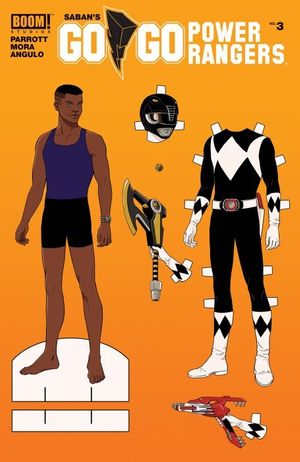 Saban's Go Go Power Rangers #3 (Unlockable Paper Doll Variant)