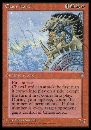 Chaos Lord (Ice Age) Trading Card