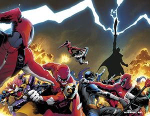 Mighty Morphin Power Rangers: Shattered Grid #1 (Cover D Trevor Hairsine Unmasked Variant)