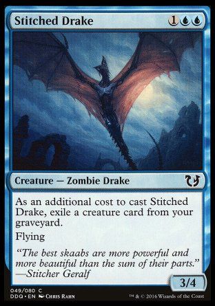 Stitched Drake (Blessed vs. Cursed) Trading Card