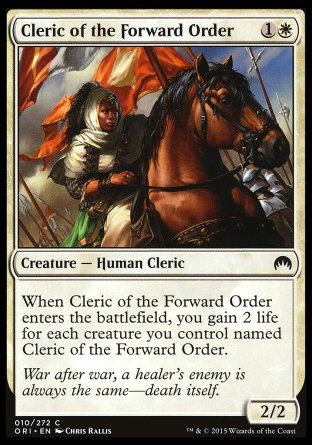 Cleric of the Forward Order (Magic Origins) Trading Card