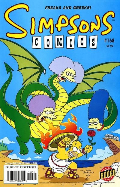 Simpsons Comics #168 Comic