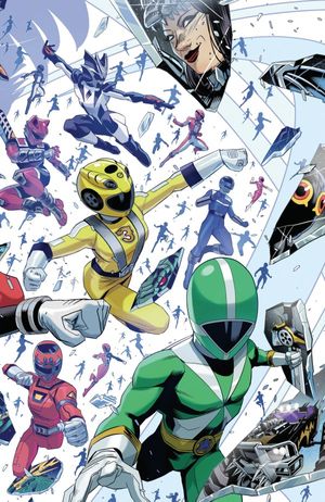 Power Rangers Unlimited #4 (Cover C Alessio Zonno Every Ranger Ever Connecting Virgin Variant)