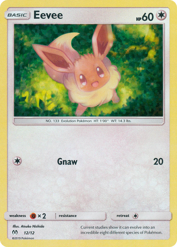 Eevee (12/12) - McDonald's Collection 2019 Pokémon Card