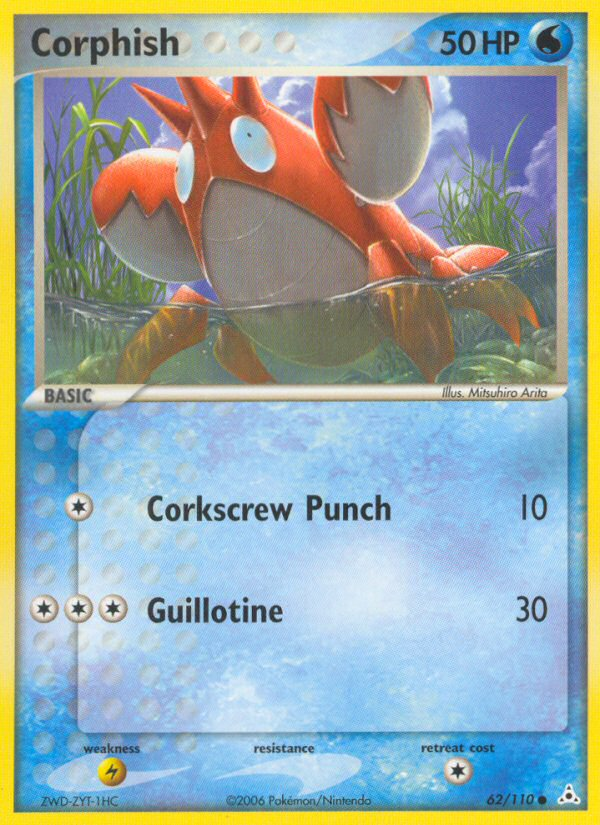 Corphish (62/110) - Holon Phantoms Pokémon Card