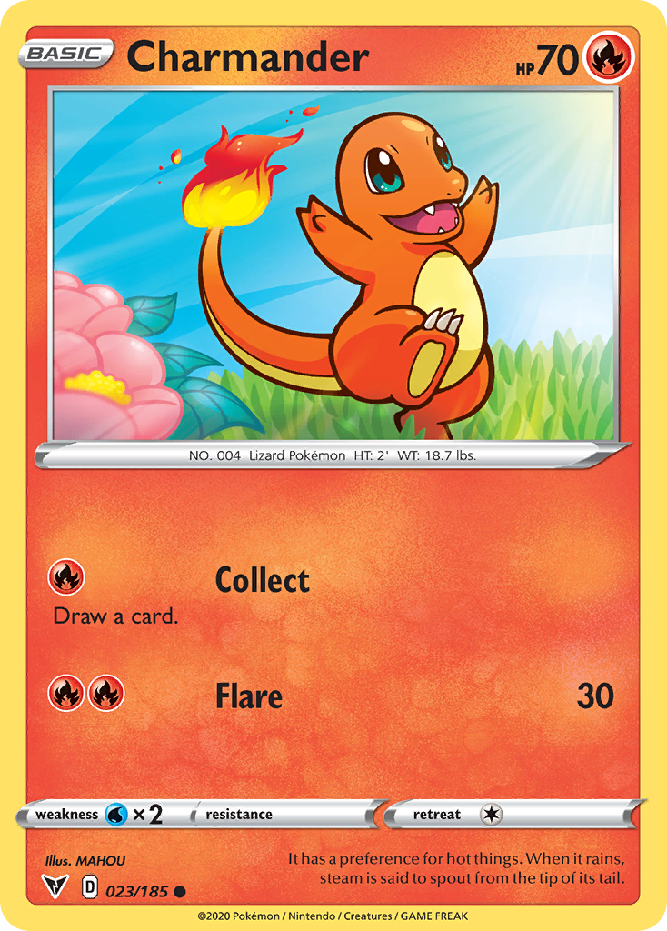 Charmander (23/185) - Vivid Voltage Pokémon Card