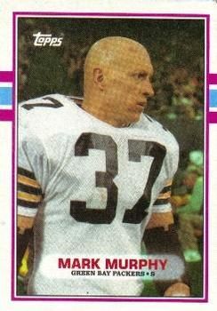 Mark Murphy 1989 Topps #376 Sports Card