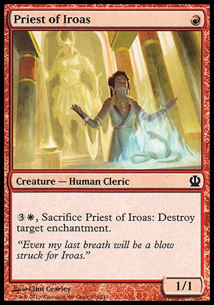 Priest of Iroas (Theros) Trading Card