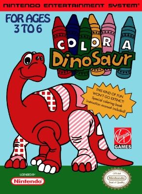 Color a Dinosaur Video Game
