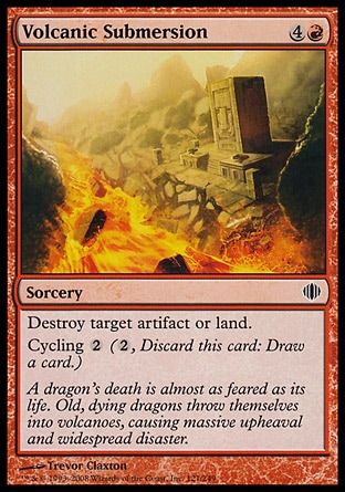 Volcanic Submersion (Shards of Alara) Trading Card