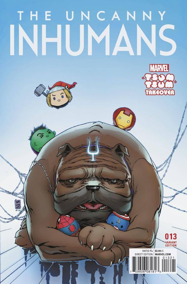 Uncanny Inhumans #13 (Camuncoli Tsum Tsum Variant)