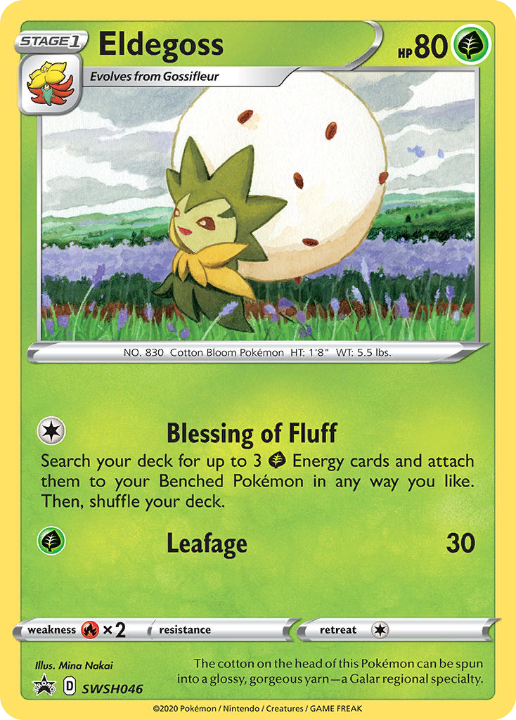 Eldegoss (SWSH046) - SWSH Black Star Promos Pokémon Card