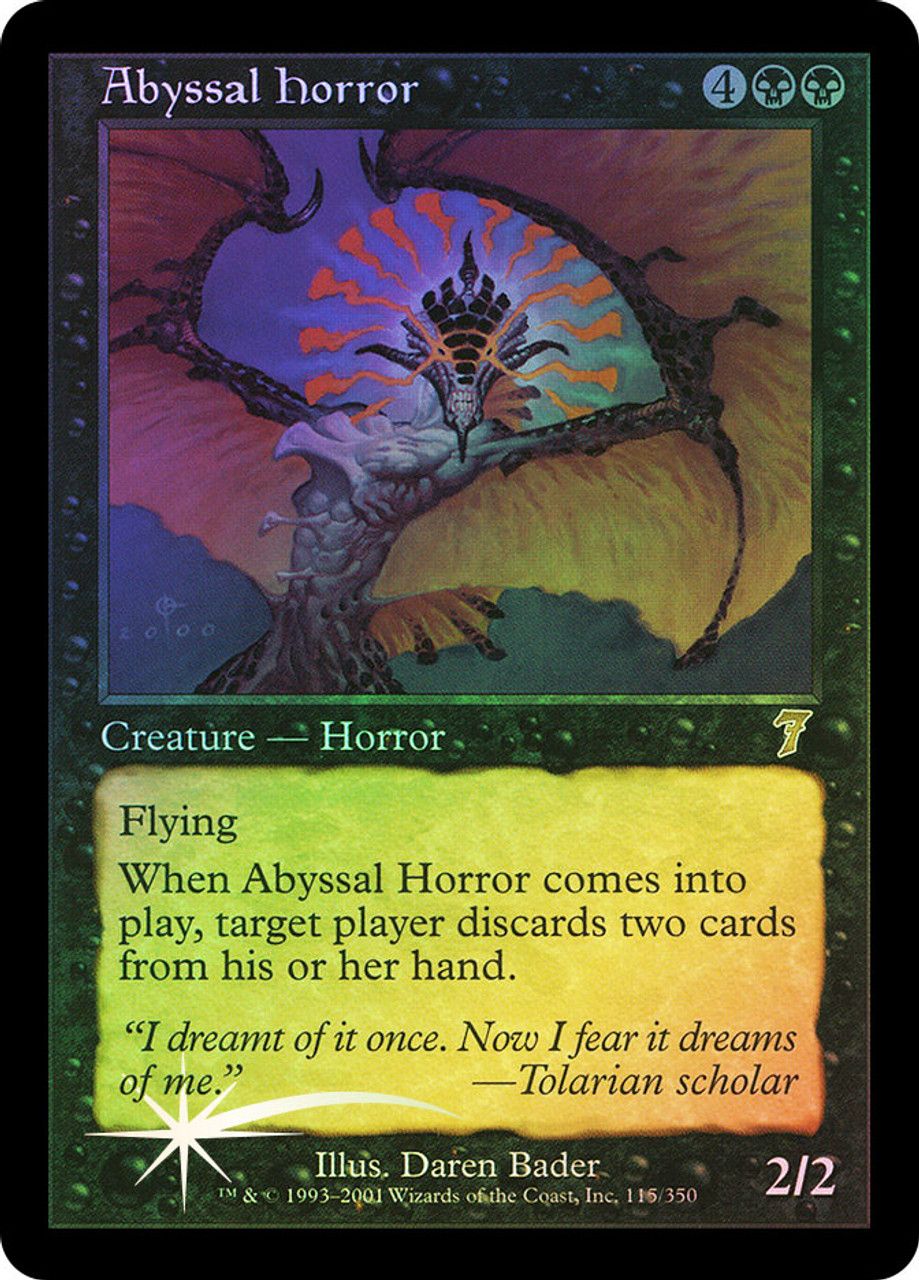 Abyssal Horror (7th Edition - Foil) Trading Card