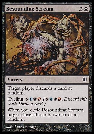 Resounding Scream (Shards of Alara) Trading Card