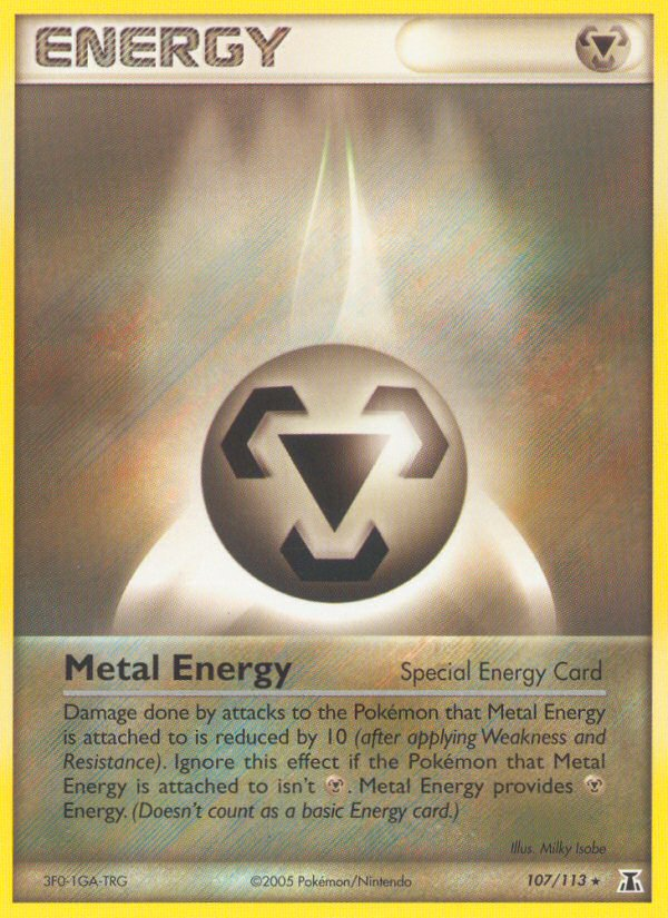 Metal Energy (107/113) - Delta Species Pokémon Card