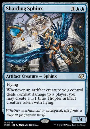 Sharding Sphinx (March of the Machine Commander Decks) Trading Card