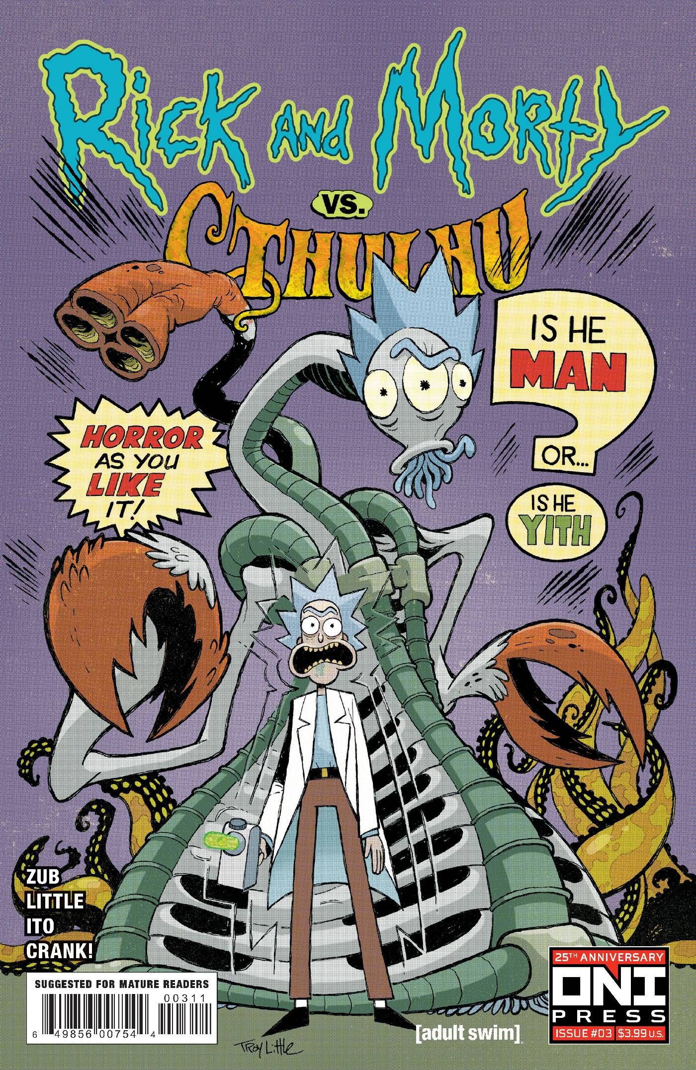 Rick And Morty Vs Cthulhu #3 Comic