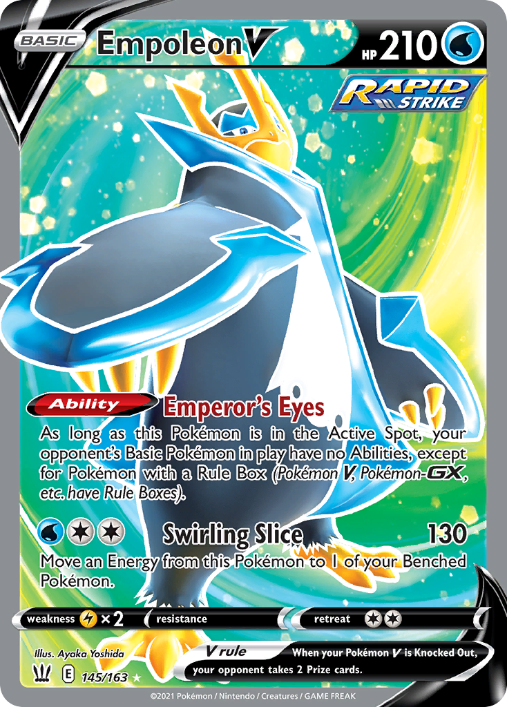 Empoleon V (145/163) - Battle Styles Pokémon Card