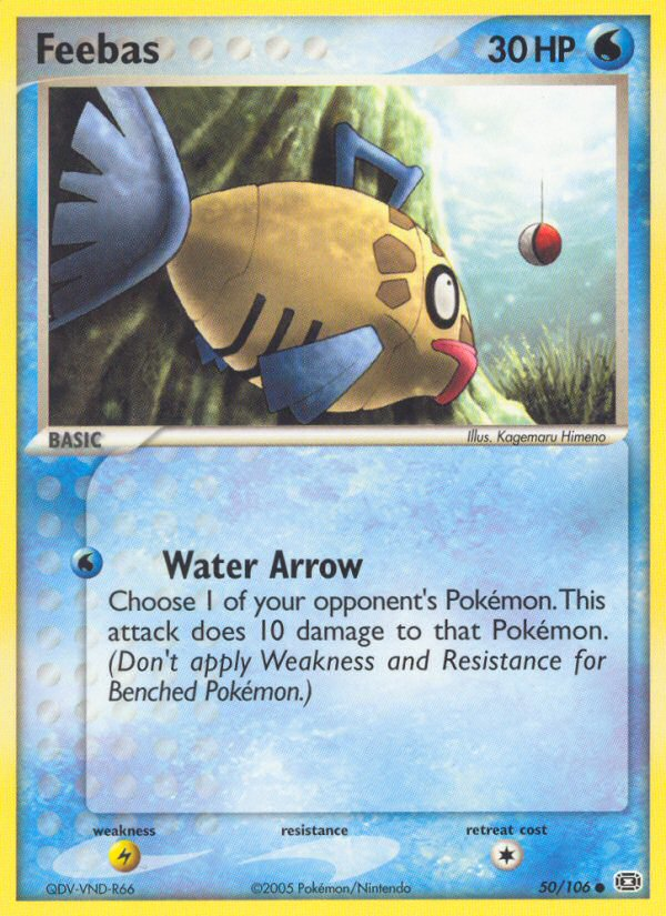 Feebas (50/106) - Emerald Pokémon Card