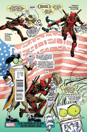 Deadpool #6 (Secret Comic Variant)