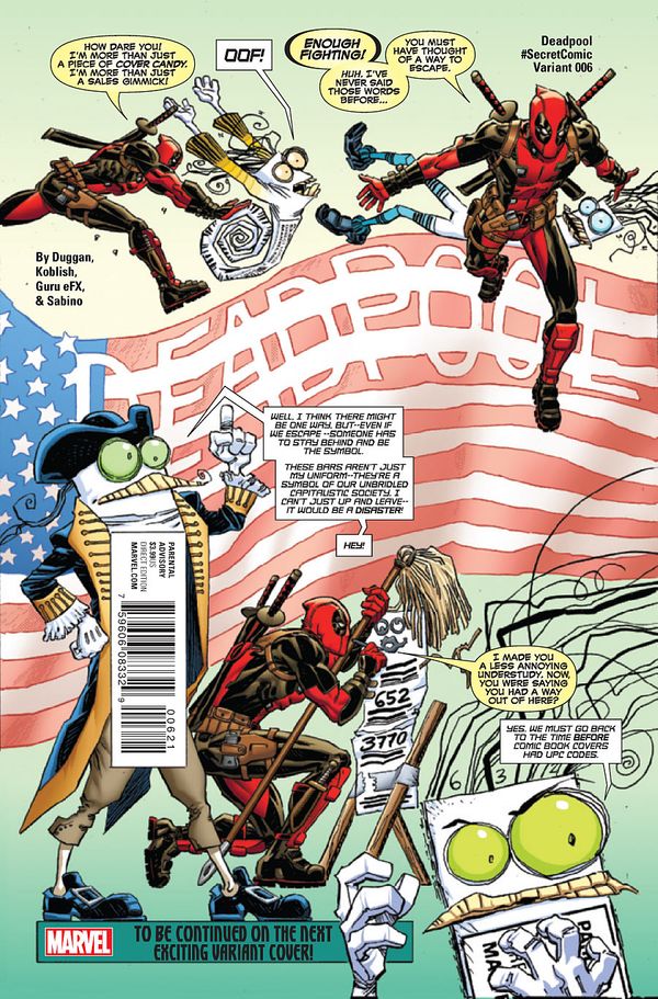 Deadpool #6 (Secret Comic Variant)