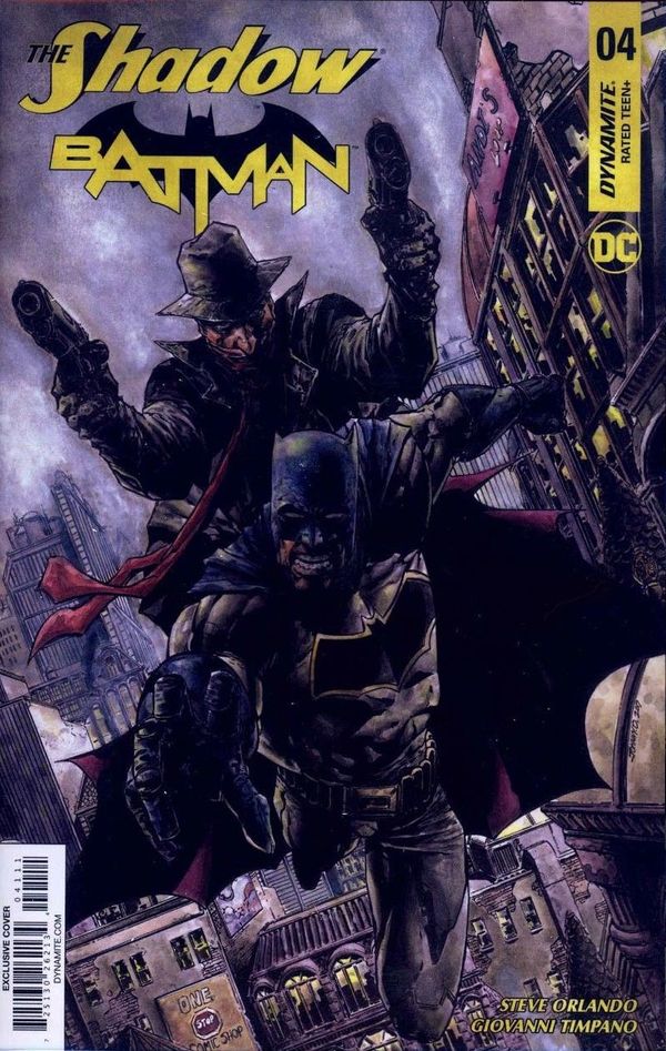 Shadow/Batman #4 (Variant Cover J)