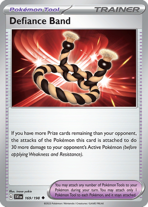 Defiance Band (Trainer: Pokémon Tool) (169/198) - Scarlet & Violet