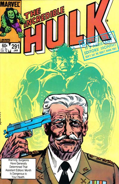 Incredible Hulk #291 Comic